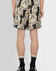 Amiri All Over Cherub Palm Tree Shorts Black - Princess Attitude