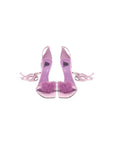 Aniye By Strap Stilleto Leather Sandals Lilac - Princess Attitude