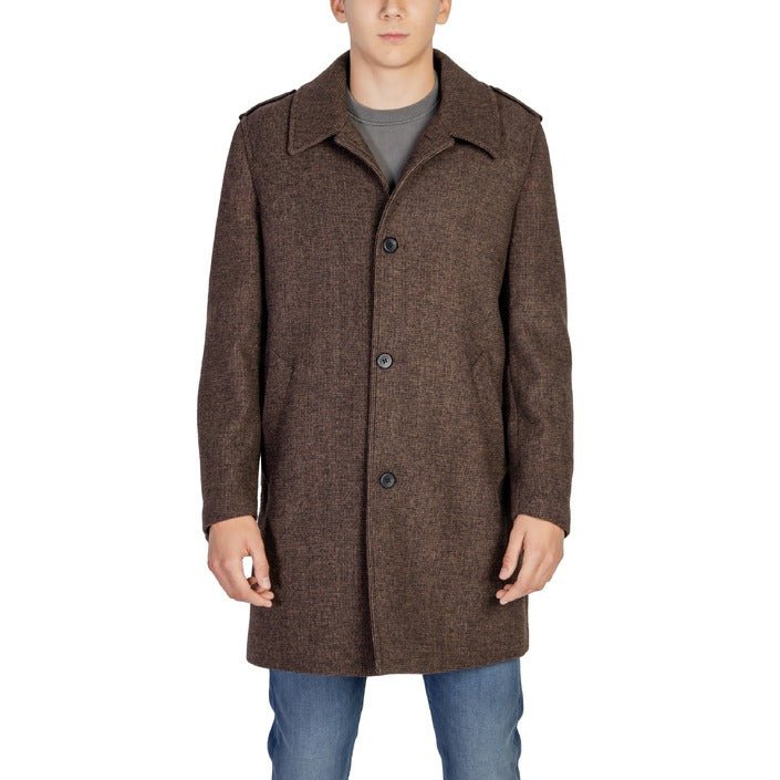 Antony Morato Russell Slim Fit Viscose Blend Coat Brown - Princess Attitude