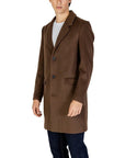 Antony Morato Russell Slim Fit Viscose Blend Coat Brown - Princess Attitude