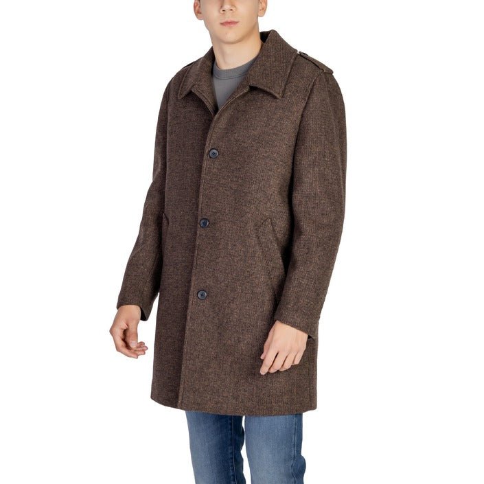 Antony Morato Russell Slim Fit Viscose Blend Coat Brown - Princess Attitude