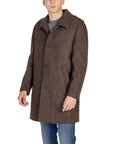 Antony Morato Russell Slim Fit Viscose Blend Coat Brown - Princess Attitude