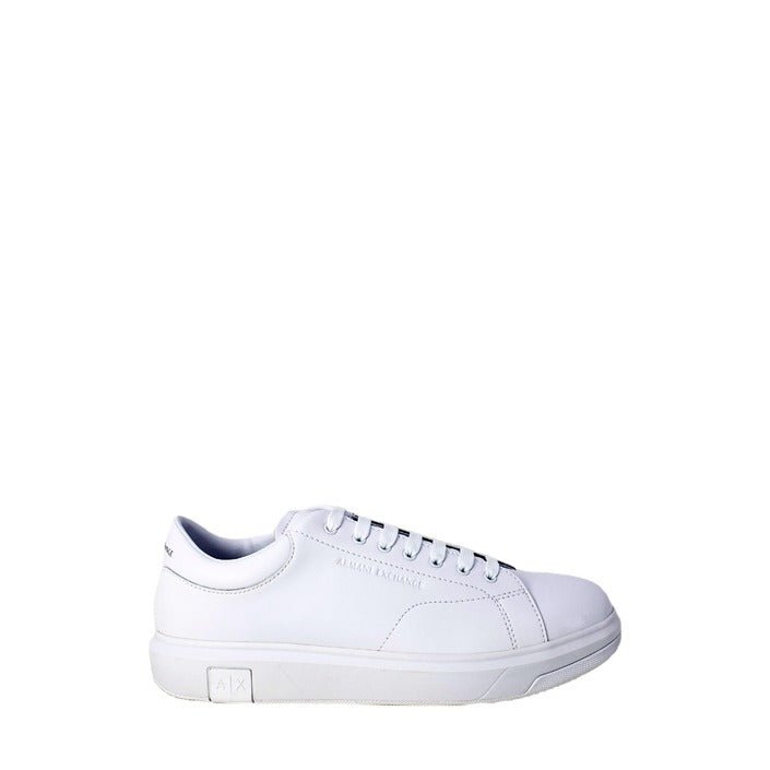 Armani Exchange Action Leather Sneakers White - Princess Attitude