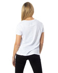 Armani Exchange Crew Neck Block Logo T-Shirt White - Princess Attitude