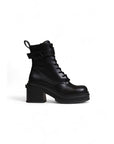 Armani Exchange High Heeled Ankle Boots Black - Princess Attitude