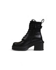 Armani Exchange High Heeled Ankle Boots Black - Princess Attitude