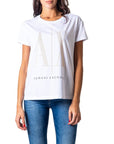 Armani Exchange Icon Logo Boyfriend T-Shirt White - Princess Attitude