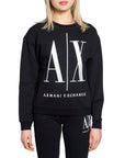 Armani Exchange Icon Logo Studded Crew Neck Sweatshirt - Princess Attitude