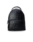 Armani Exchange Logo Embossed Backpack Black - Princess Attitude