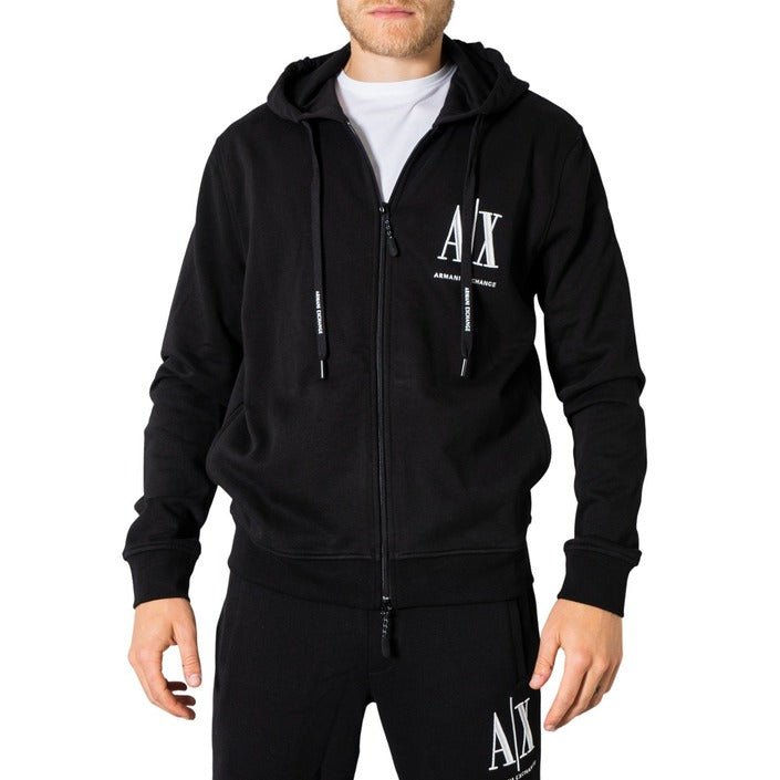 Armani Exchange Logo Embroidery Hooded Sweatshirt - Princess Attitude