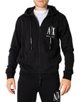 Armani Exchange Logo Embroidery Hooded Sweatshirt - Princess Attitude