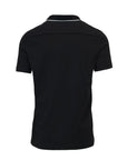 Armani Exchange Logo Exchange Cotton Rich Polo Shirt Black - Princess Attitude