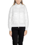 Armani Exchange Logo Patch Padded Jacket White - Princess Attitude