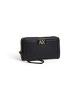 Armani Exchange Logo Plaque Wallet Black - Princess Attitude