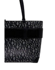 Armani Exchange Medium Monogram Tote Bag Black - Princess Attitude