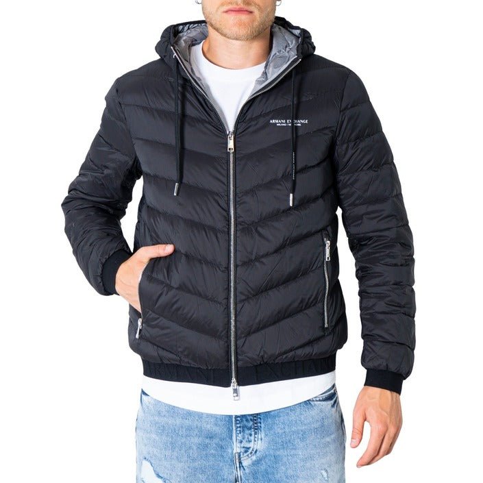 Armani Exchange Milano New York Puffer Jacket Black - Princess Attitude