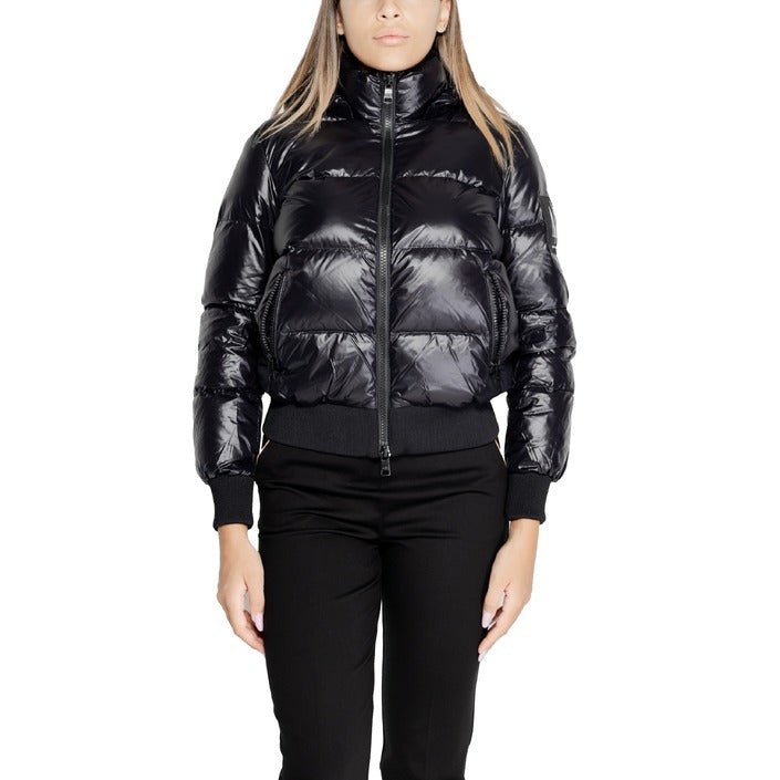 Armani Exchange Slim Fit Icon Logo Padded Jacket Black - Princess Attitude