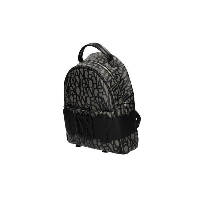 Armani Exchange Zaino Monogram Backpack Black - Princess Attitude