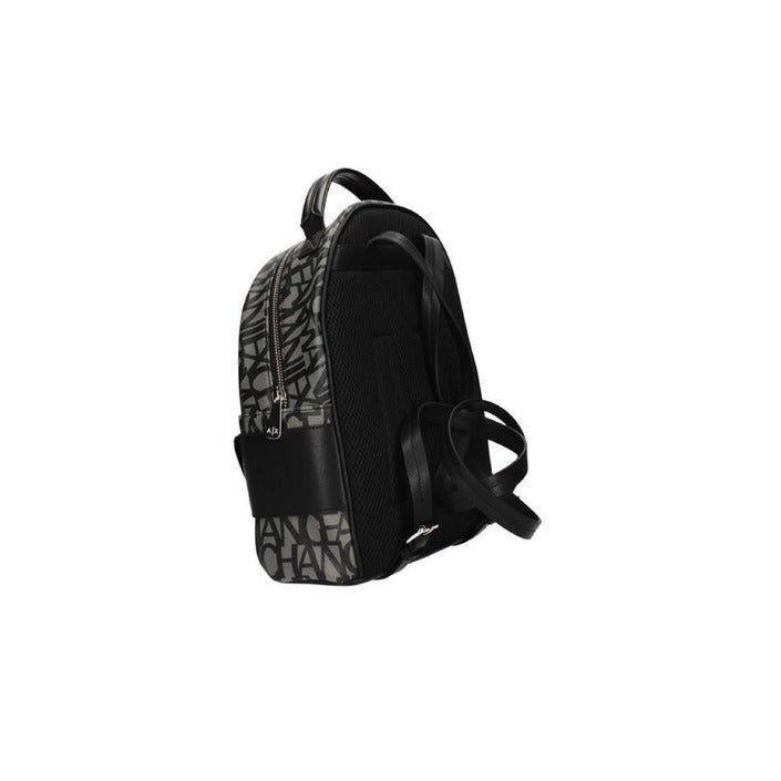 Armani Exchange Zaino Monogram Backpack Black - Princess Attitude