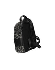 Armani Exchange Zaino Monogram Backpack Black - Princess Attitude