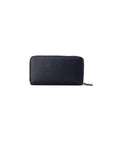 Armani Exchange Zip Around Faux Leather Wallet Black - Princess Attitude