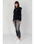 Armani Exchange Zip Up Cotton Sweatshirt Black - Princess Attitude