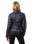 Armani Exchange Zip - Up Puff Jacket Black - Princess Attitude