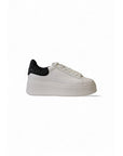 Ash Moby Strass Platform Leather Sneakers White - Princess Attitude