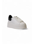 Ash Moby Strass Platform Leather Sneakers White - Princess Attitude