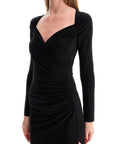 Norma Kamali - Asymmetric Draped Jersey Stretch Dress In