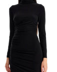 Norma Kamali - Asymmetric High-Neck Dress