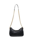 Liu Jo Monogram Chain Shoulder Bag Black