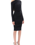 Balenciaga - Knee Length Draped Dress - Princess Attitude