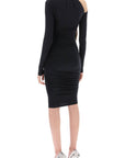 Balenciaga - Knee Length Draped Dress - Princess Attitude