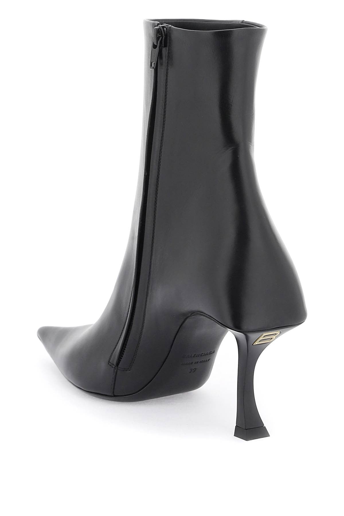 Balenciaga - Leather Hourglass Ankle Boots - Princess Attitude