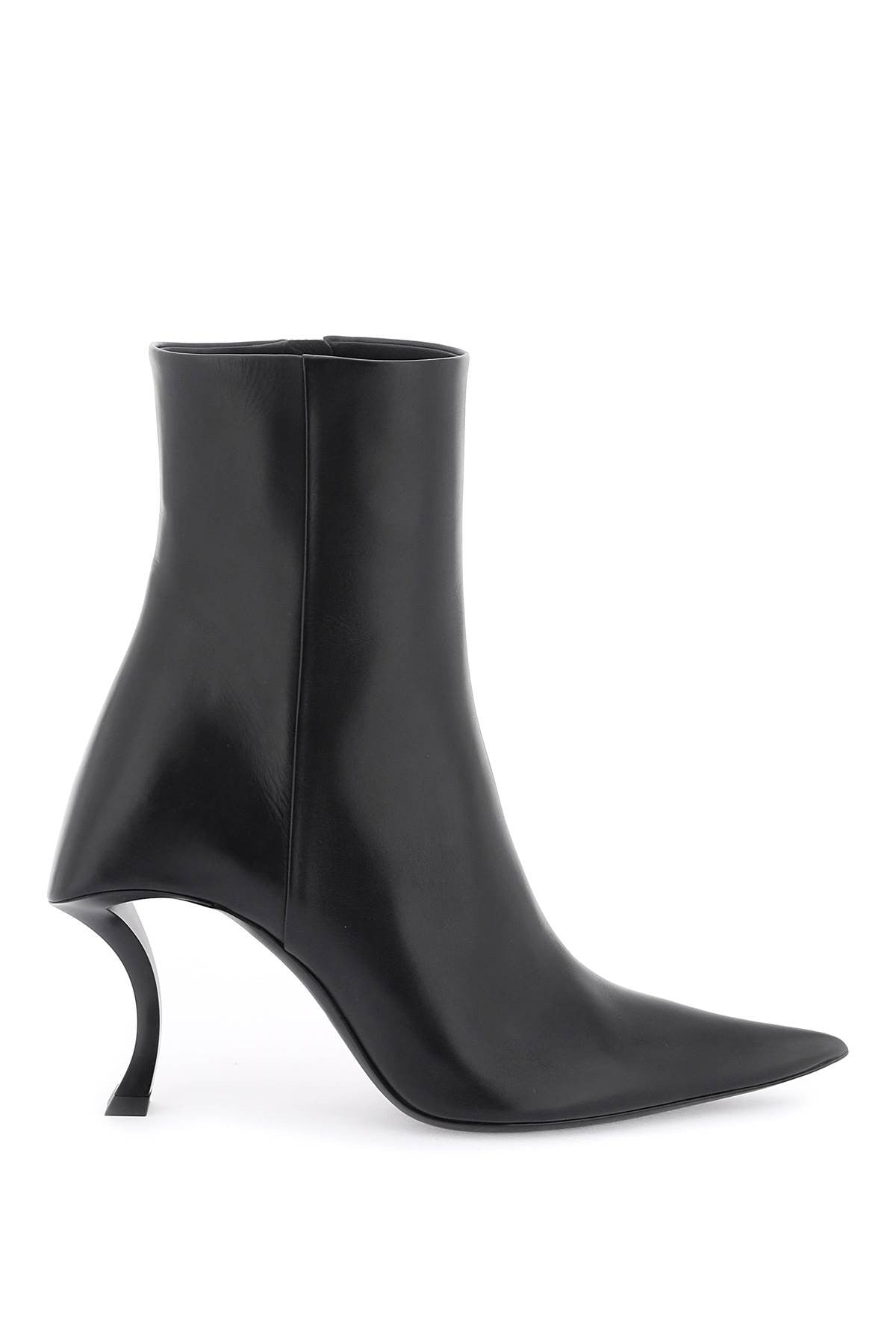 Balenciaga - Leather Hourglass Ankle Boots - Princess Attitude