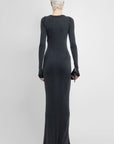 Balenciaga - Lingerie Maxi Dress In Cotton Rib - Princess Attitude