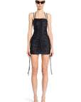 Balenciaga - Mini Dress In Ruched Stretch Nylon Jersey - Princess Attitude