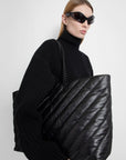 Balenciaga - Quilted Crush Large Carry All Tote Bag - Princess Attitude