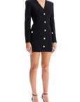 Balmain - Fitted Mini Dress With Snail - Shaped - Princess Attitude