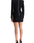 Balmain - Fitted Mini Dress With Snail - Shaped - Princess Attitude