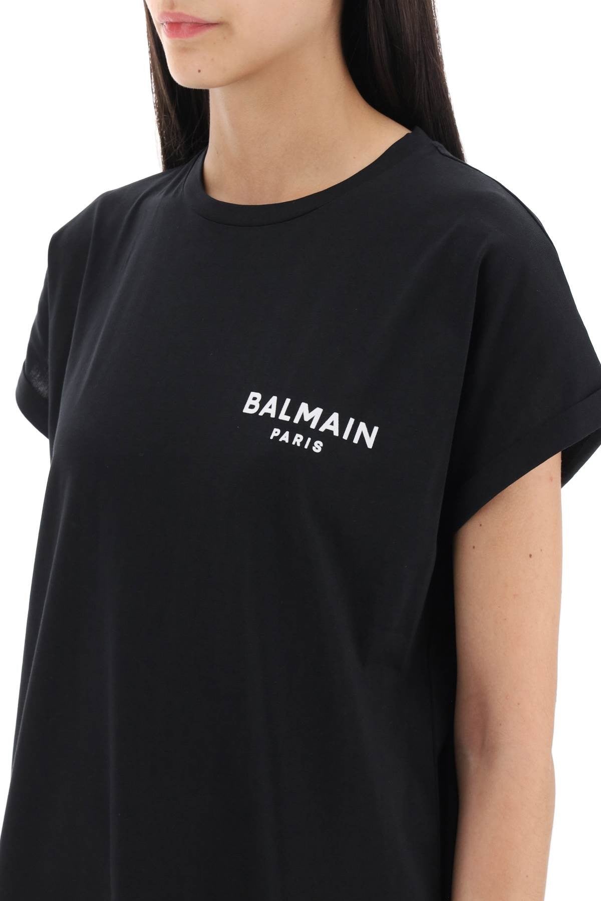 Balmain - Flocked Logo T-Shirt - Princess Attitude