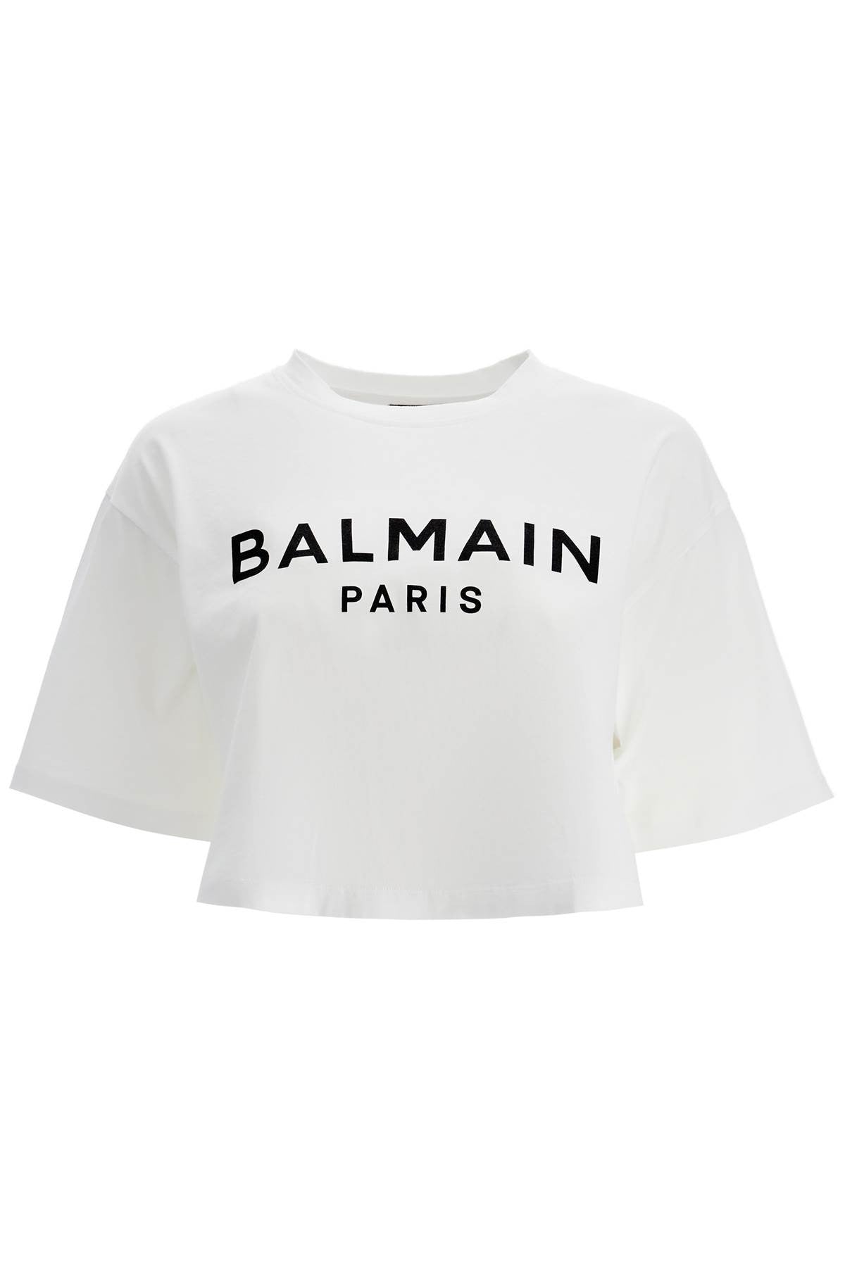 Balmain - Logo Print Boxy T-Shirt - Princess Attitude