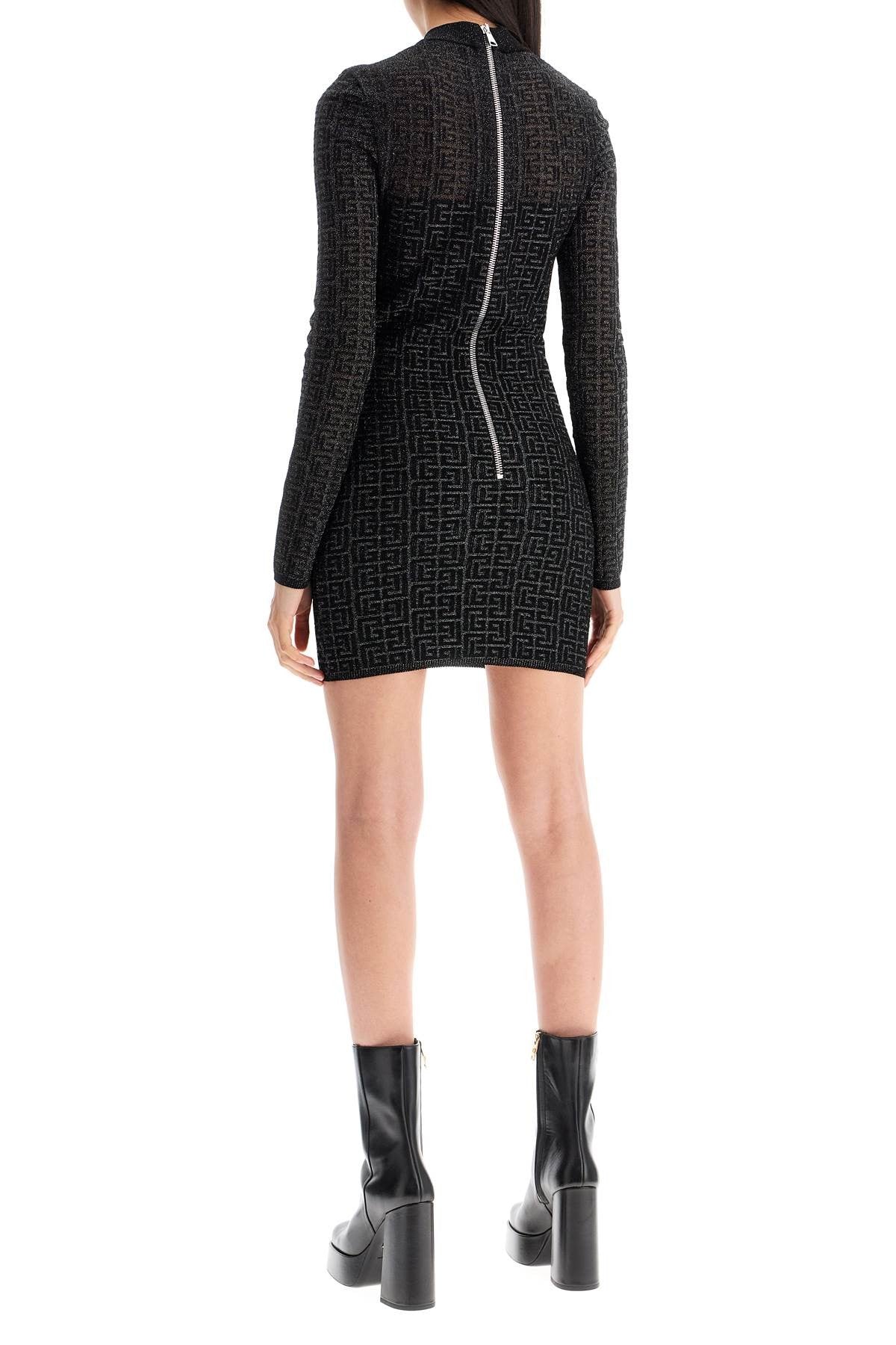 Balmain - Lurex Monogram Knit Mini - Princess Attitude