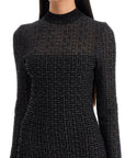 Balmain - Lurex Monogram Knit Mini - Princess Attitude