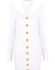 Balmain - Short Halterneck Knit Dress - Princess Attitude