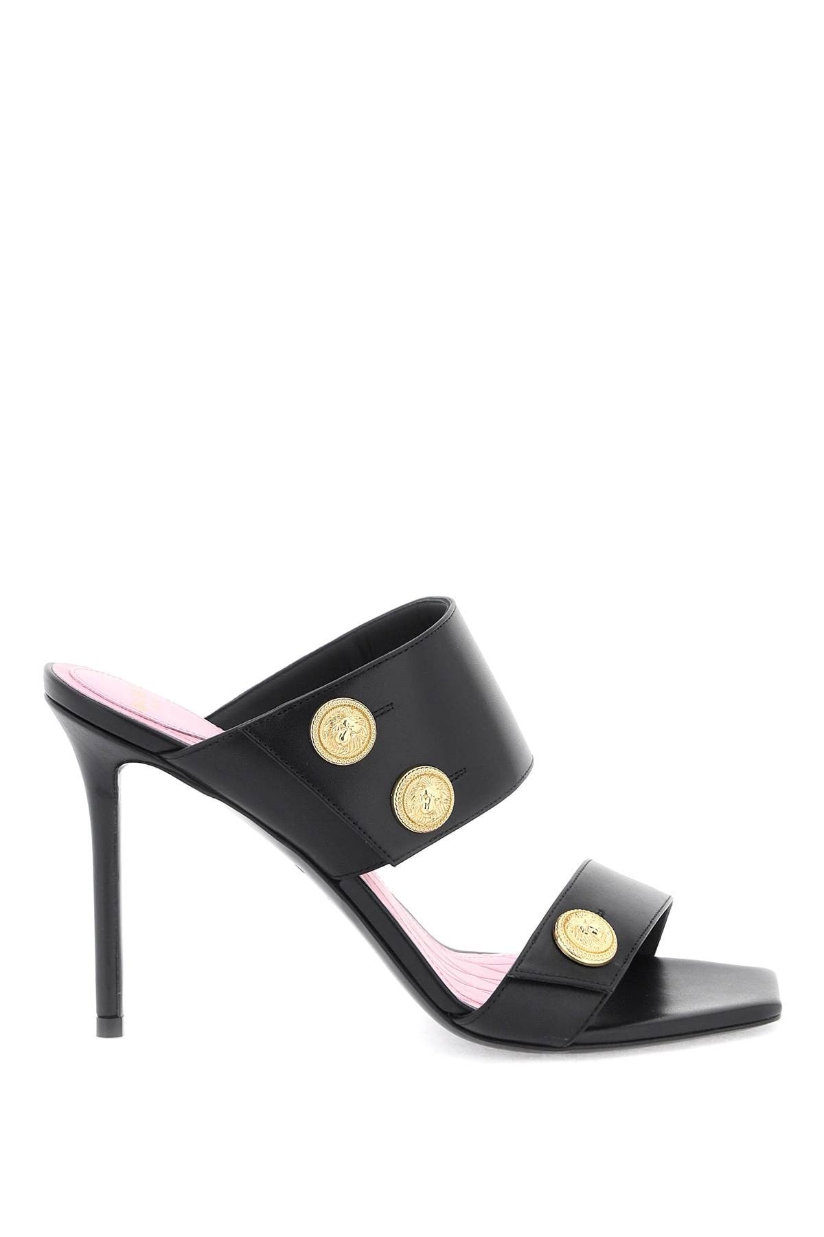 Balmain - Smooth Leather Eva Mules In - Princess Attitude