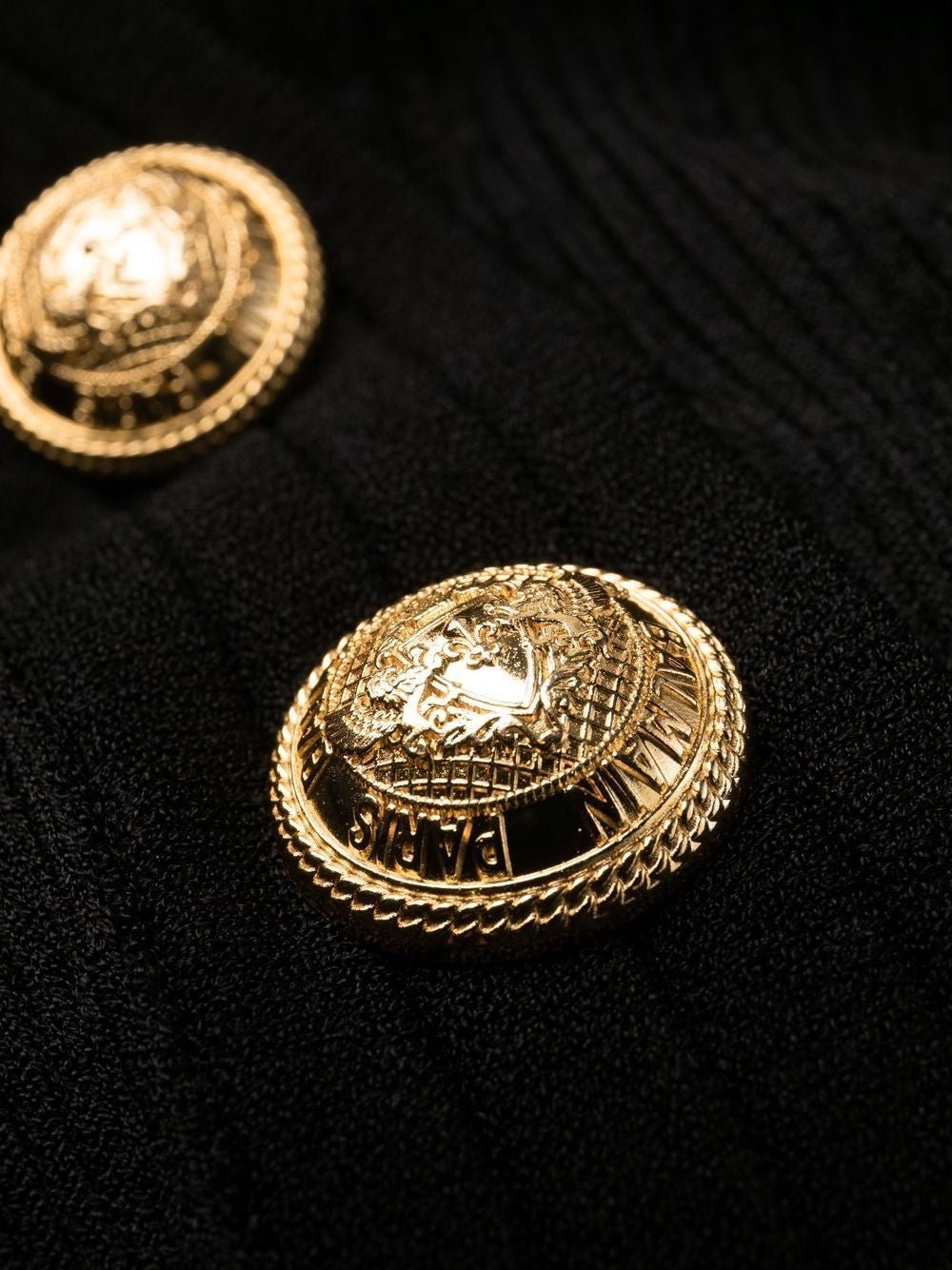 Balmain - V - Neck Button Details Knit Dre - Princess Attitude