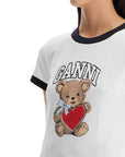 Ganni - Basic Printed T-Shirt With Design