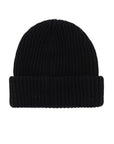 Ganni - Beanie Hat With Logo Patch